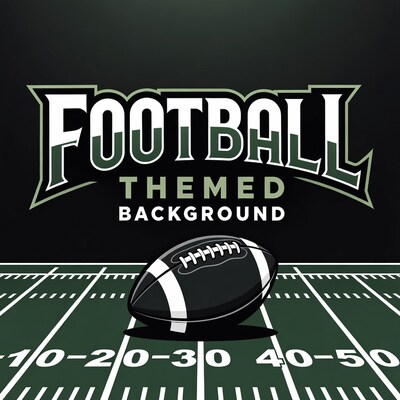 Football Themed Background Illustration