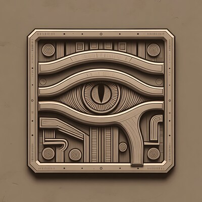 Geometric Eye Illustration