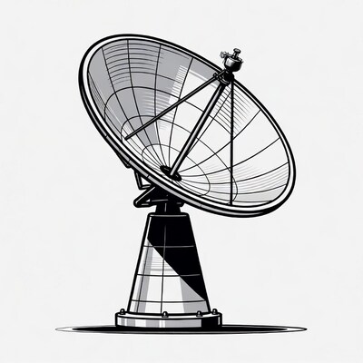 Satellite Dish Illustration