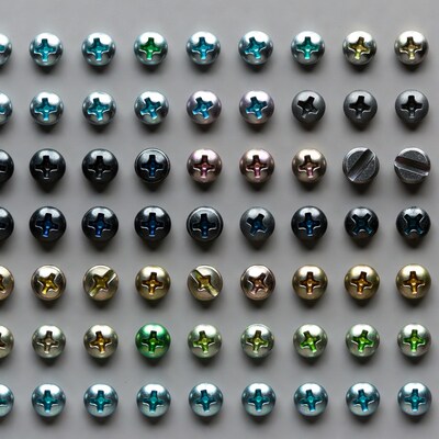 Colorful Phillips Screws Grid