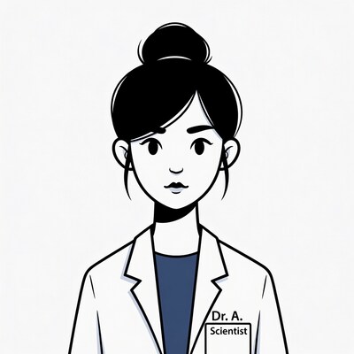 Female Scientist Illustration