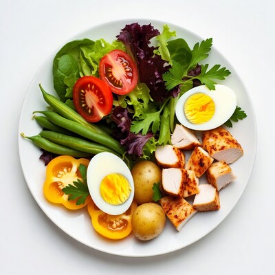 Healthy Chicken Salad Plate