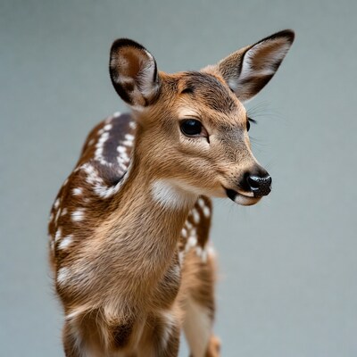 Baby fawn with spots