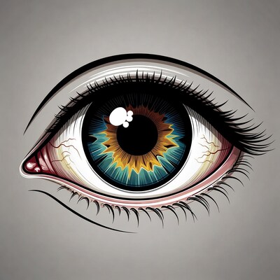 Blue Eye Illustration