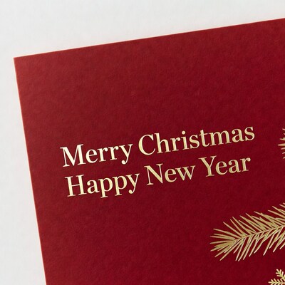 Merry Christmas Happy New Year Card