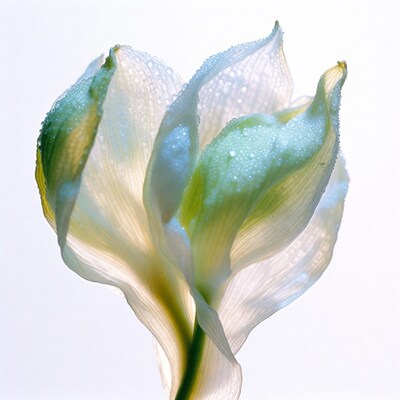 Calla Lily with Dew Drops