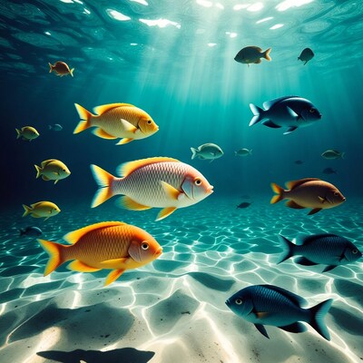 Colorful Tropical Fish Underwater