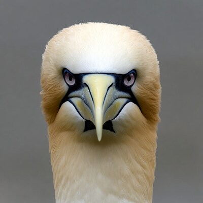 Closeup of Nazca booby bird