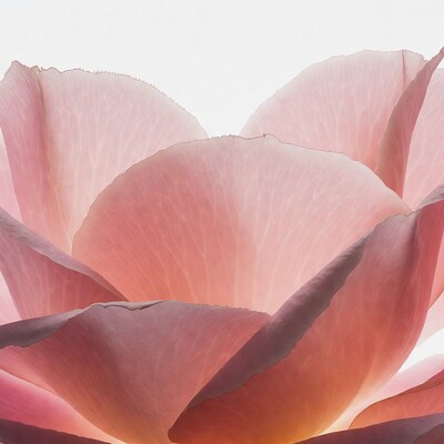 Pink Rose Bloom Closeup