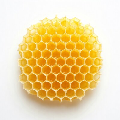 Honeycomb with dripping honey