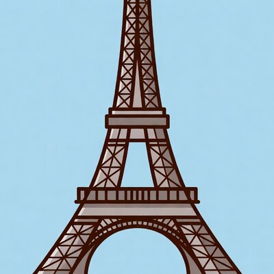 Eiffel Tower illustration