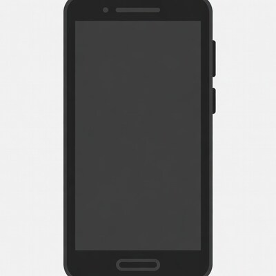 Black Smartphone Illustration