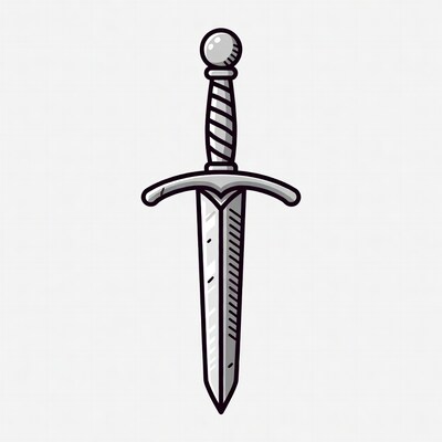 Medieval Sword Illustration