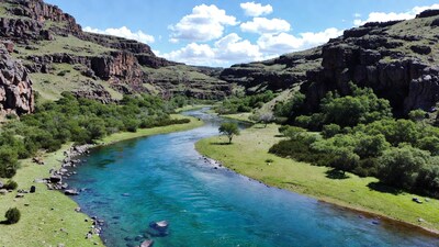 Turquoise River in Red Rock Canyon