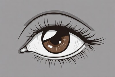 Brown eye illustration