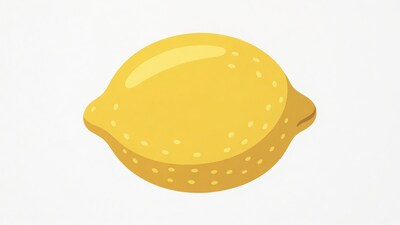 Yellow Lemon Illustration