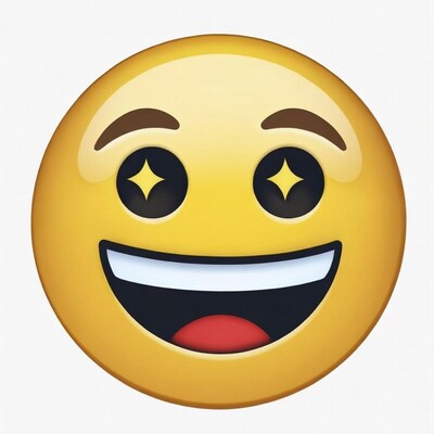 Grinning Face with Star Eyes emoji