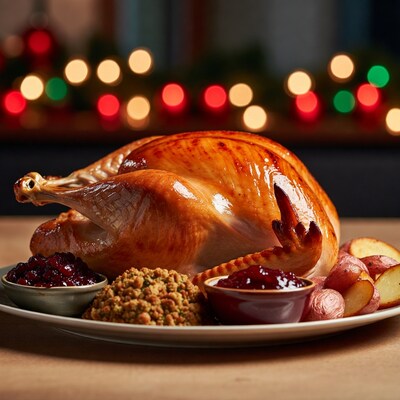 Roast Turkey Thanksgiving Dinner Platter
