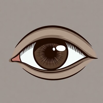Brown Eye Illustration