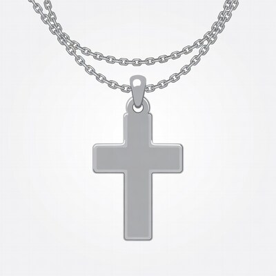 Silver Cross Necklace
