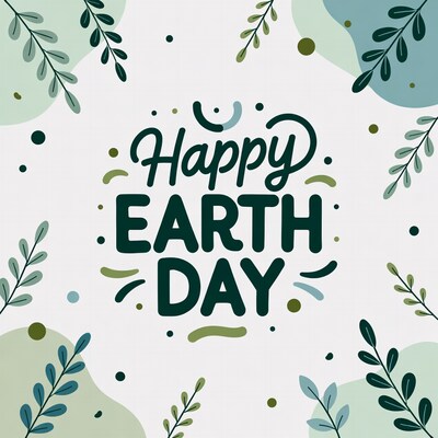 Happy Earth Day Illustration