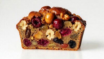 Fruit and Nut Bread Slice
