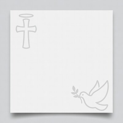 Cross Halo Dove Olive Branch