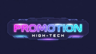 High-Tech Promotion Neon Banner