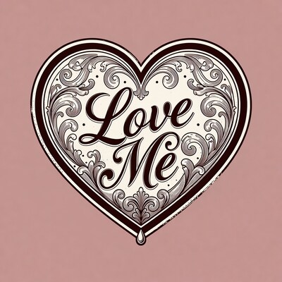 Love Me Heart Illustration