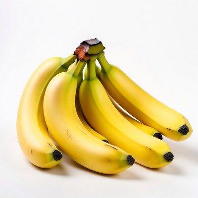 Bunch of ripe yellow bananas