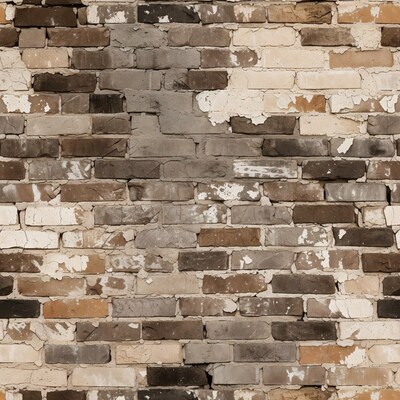 Peeling Paint Brick Wall Texture