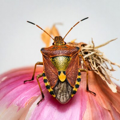 Boxelder Bug on Onion