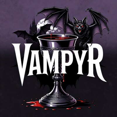 Vampyr Chalice with Bat and Castle