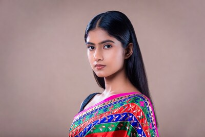 Indian woman in colorful saree