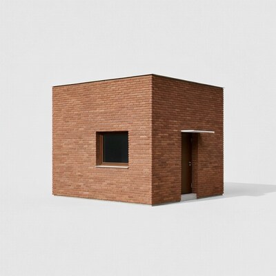 Red Brick Cube House