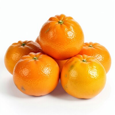 Stack of Fresh Mandarins