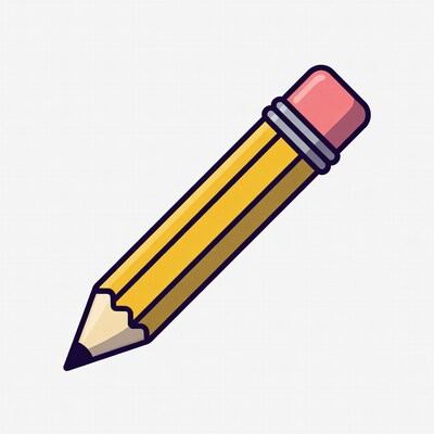 Yellow Pencil Illustration