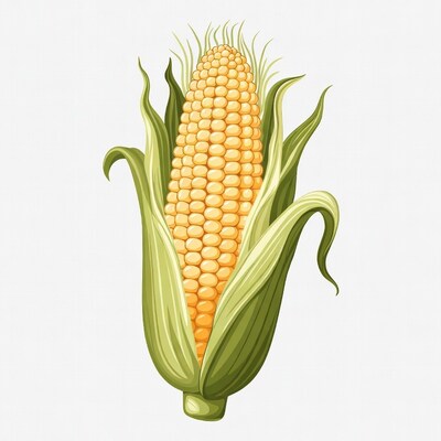 Corn cob illustration