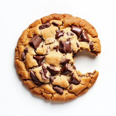 Bitten Chocolate Chip Cookie