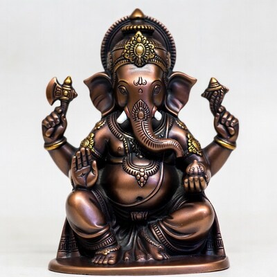 Bronze Ganesha Statue Sitting