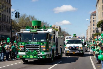 St. Patricks Day Fire Truck Parade