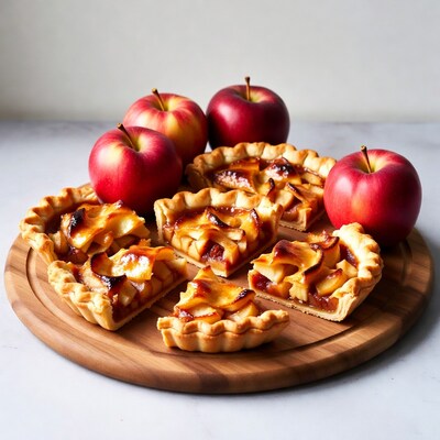 Apple Tarts with Fresh Apples
