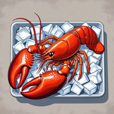 Red Lobster on Ice