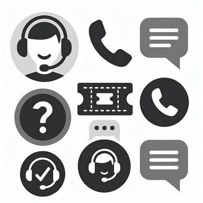 Customer Service Icons Set