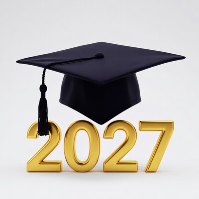 Graduation Cap with 2027