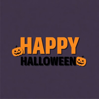 Happy Halloween with Pumpkins