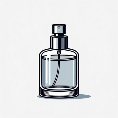 Perfume Spray Bottle Illustration