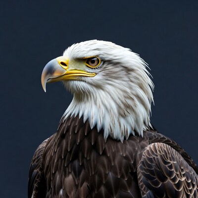 Bald eagle close-up portrait