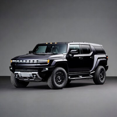 Black GMC Hummer EV SUV