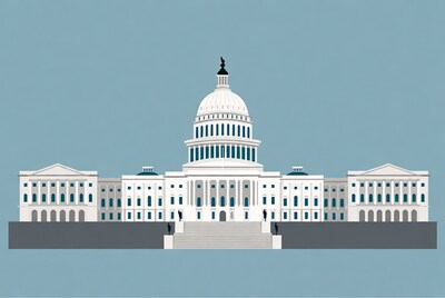 US Capitol Building Illustration